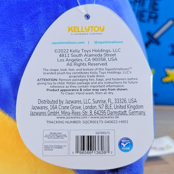 Squishmallow Swish the Swordfish 7" UltraSoft Stuffed Sealife Squad Toy Plush - Picture 6 of 6